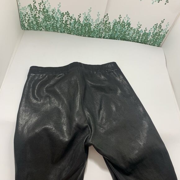 J Brand - Edita Lamb Leather Style L8007 Stretch Waist Leggings Size Small - Picture 12 of 16